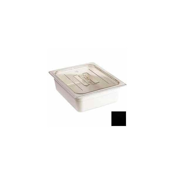 Cambro - Camwear Food Pan Cover, 1/3 Size, With Handle, Polycarbonate, Black, NSF